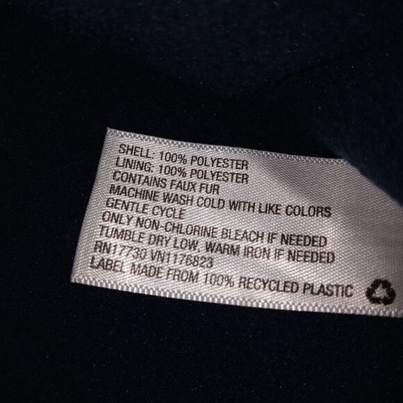 JoyLab Blue Sherpa Pullover Half Zip Jacket - Picture 8 of 8